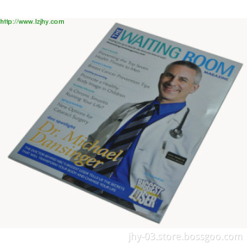 Softcover magazines print in china